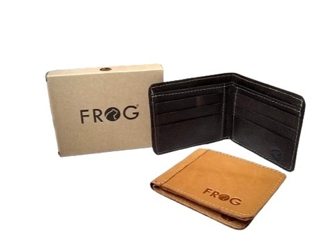 Billetera de Cuero Frog con Caja Cod 196-540 - comprar online
