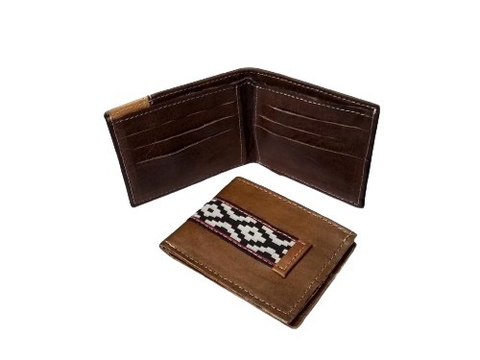 Billetera de Cuero con Galon Ancho Cod 196-754 - comprar online