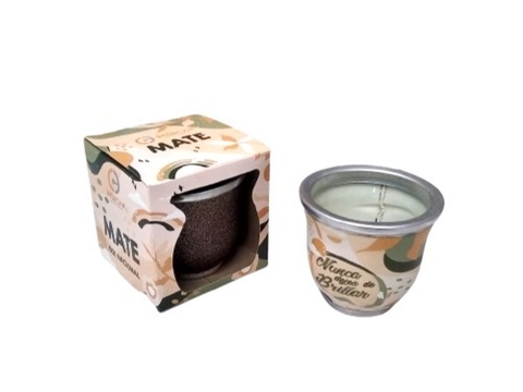 Mate de Vidrio Forrado de Cuerina en Caja de Regalo Cod 400-1008 - comprar online