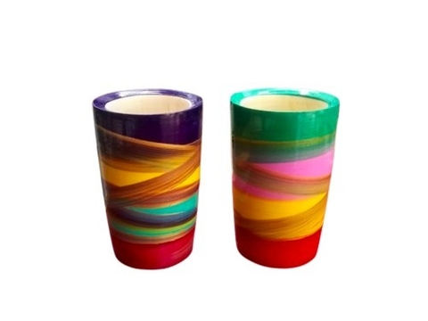 Vaso de Terere de Madera de Sauce Laqueada Cod 503-130