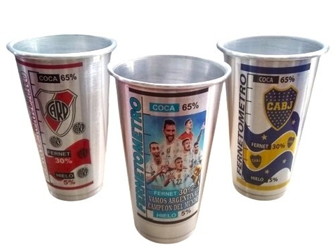 Fernetometro de Aluminio con Sticker 1000ml Cod 503-18