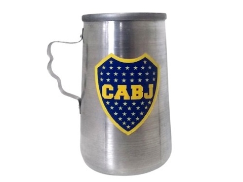 Jarra Cervecera de Aluminio Estilo Panzon con Sticker 1.75 Litros Cod 503-32