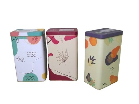 Lata Yerbera Estampada con Vertedor Cod 510-120 - comprar online