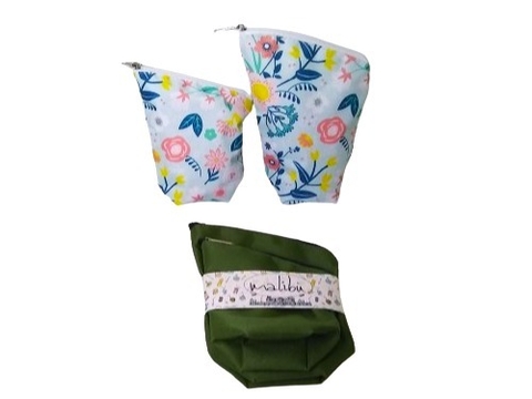 Set Matero Malibu Azucarera y Yerbara de Tela Estampada Cod 518-5014 en internet