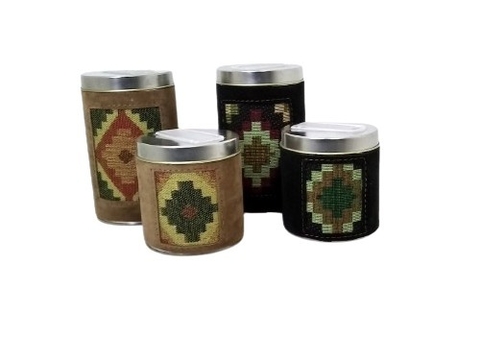 Set Matero Yerbera y Azucarera Forradas Galon Pampa Cod 948-172 - comprar online