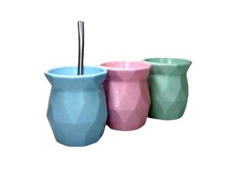 Mate Diamante con Bombilla Quitayerba Cod 999-1007 - comprar online