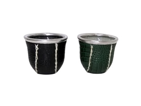 Mate de Vidrio Forrado Croco Cod 999-2026 - comprar online