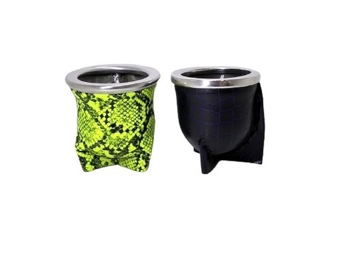 Mate de Vidrio Goma Eva Croco Cod 999-2029 - comprar online