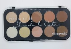Paleta Iluminador E Contorno D'hermosa Shining Perfect 40g