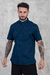 Camisa flores cuello mao art 2973 - tienda online
