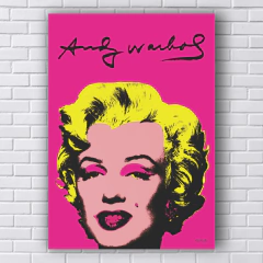 Placa Marilyn Monroe Pop Art