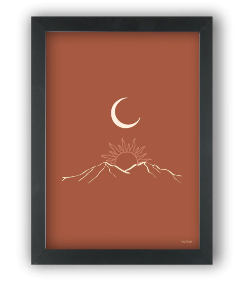 MOUNTAINS AND SUN MOON (Ref:AV191|V239)