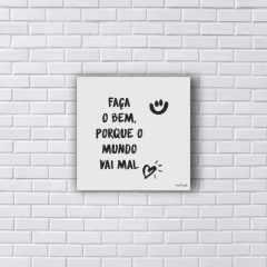 Placa FAÇA O BEM