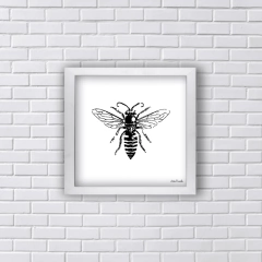 Quadro Abelha minimalista