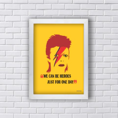 Quadro David Bowie We can be heroes