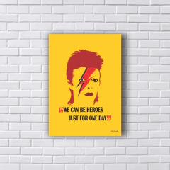 Quadro David Bowie We can be heroes
