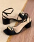 Sandália Rebeca preta santo 9cm - comprar online