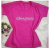 T-shirt abençoada pink