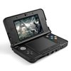 COBERTOR CARCAZA NINTENDO NEW 3DS ALUMINIO Y PLASTICO NEGRO