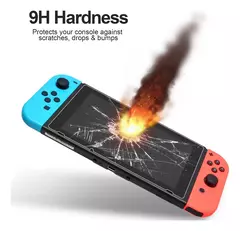 VIDRIO TEMPLADO TEMPERED GLASS 9H NINTENDO SWITCH OLED - Dakmors Club