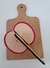 Kit Frutas de Cortar com Velcro + Tábua + Faca em mdf