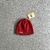 Touca Corteiz Side embroidered cold hat Red