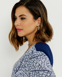 BLUSA Mirasul 3220117 PLANO E MALHA FOLHAGEM na internet