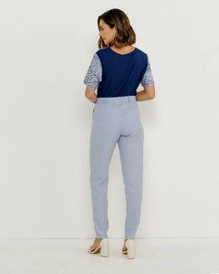 BLUSA Mirasul 3220117 PLANO E MALHA FOLHAGEM - Loja de Roupas A Praça 