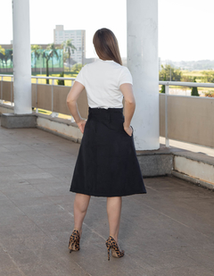 Saia Valentina Sirrah 774 Napoli Tweed corte A - loja online