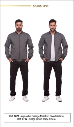 Blusa Dockston 6670 moletom aberta com ziper
