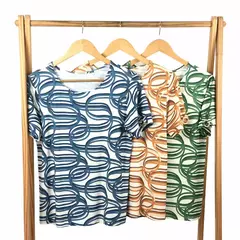 BLUSA VNZ ABSTRACT ARGOLA MNG - comprar online