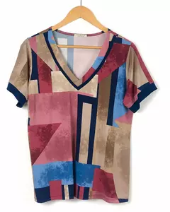 BLUSA Caroll 25058 VNZ GEOM DEC V PREGA LISA na internet