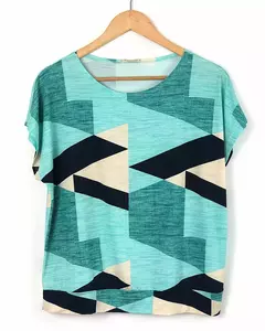 BLUSA Caroll 25127 VNZ GEOM. PUNHO BASIC - comprar online