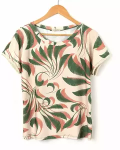BLUSA Caroll 25061 VERSATTI ABSTRACT DET MNG RENDA na internet