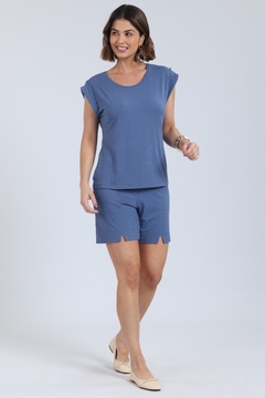 BLUSA Juanna 30956 VISCO STRETCH VERTICALIS