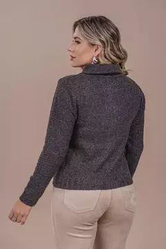 Casaco Portal 1403 gola bordada - Loja de Roupas A Praça 