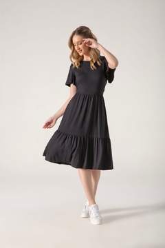 Vestido Laura Rosa 810619 malha