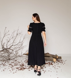 Vestido Valentina Sirrah 1107 Pontal com renda na manga - Loja de Roupas A Praça 