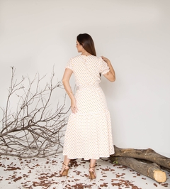 Vestido Valentina Sirrah 1096 conchas poa - Loja de Roupas A Praça 