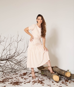 Vestido Valentina Sirrah 1096 conchas poa - loja online