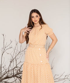 Vestido Valentina Sirrah 1097 conchas poa - loja online