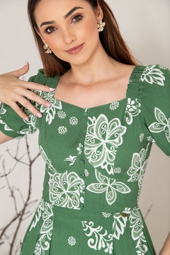 Vestido Valentina Sirrah 1114 Arealva estampado