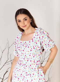 Vestido Valentina Sirrah 1115 Jati floral - Loja de Roupas A Praça 