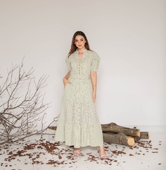 Vestido Valentina Sirrah 1105 Juti listrado - Loja de Roupas A Praça 