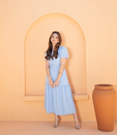 Vestido Valentina Sirrah 989 Capri poa - comprar online