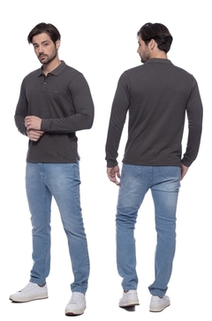 Camiseta Dockston 7135 polo manga longa