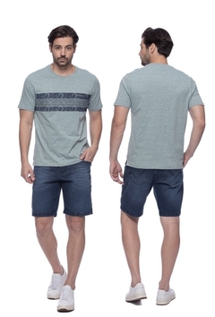 Camiseta Dockston 7147 gola careca com estampa