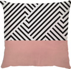 Capa Geométrica Listras Rosa Preto