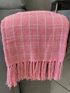 MANTA ALGODÃO MAXI ROSA CLARO 3 - 250x155