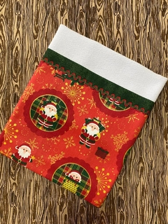 Pano de Prato Papai Noel 9